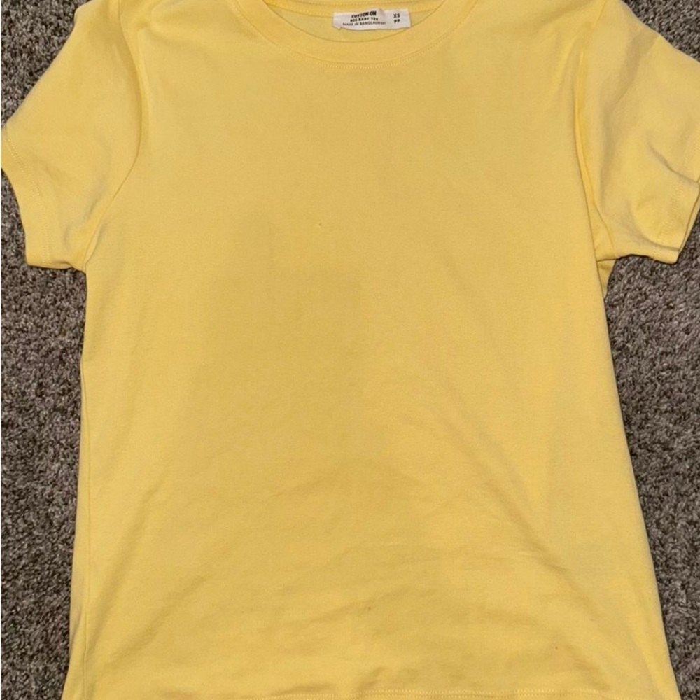 Yellow shirt